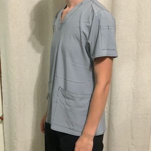 Gray Carhartt Scrub Top